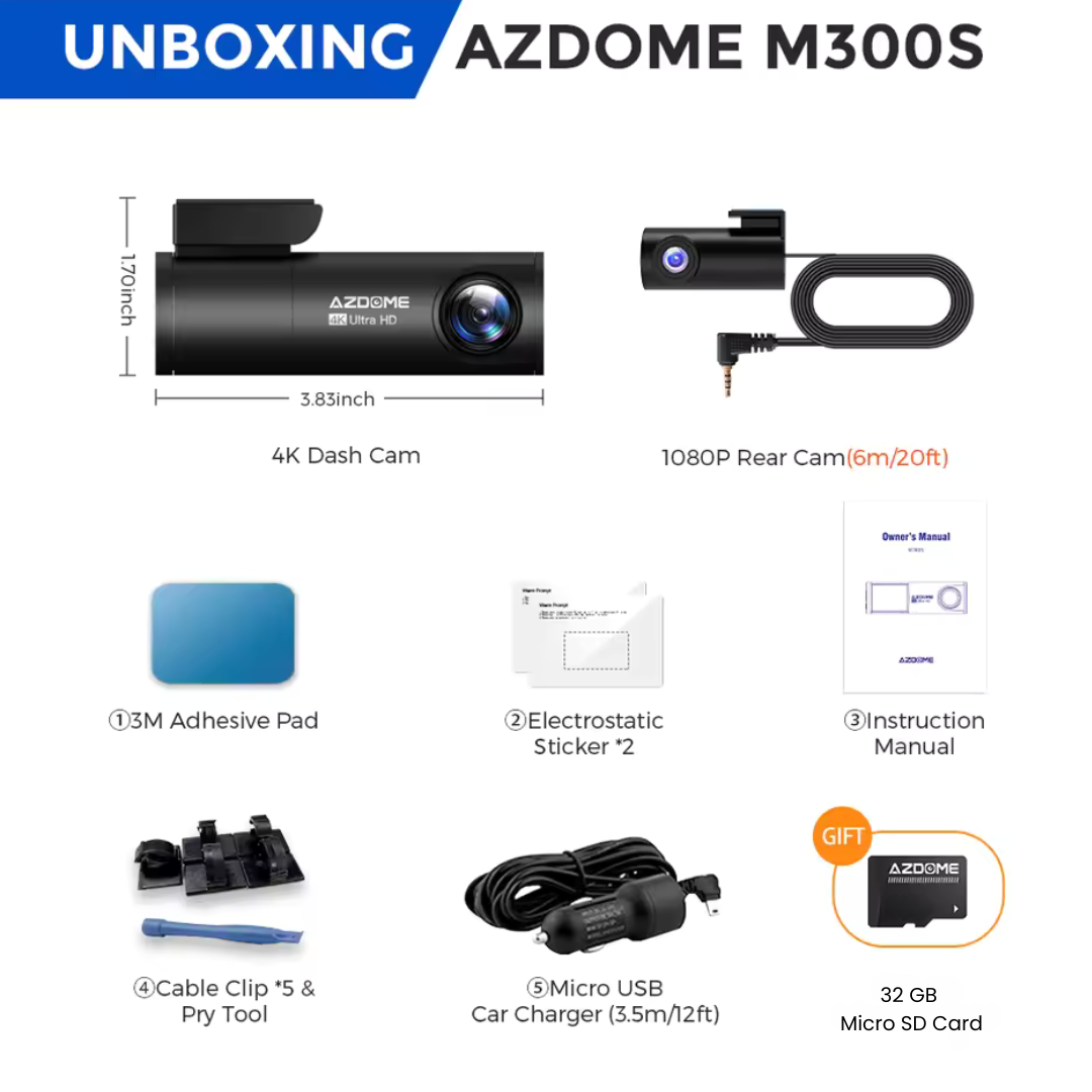 Premium 4K Ultra HD DASH Cam